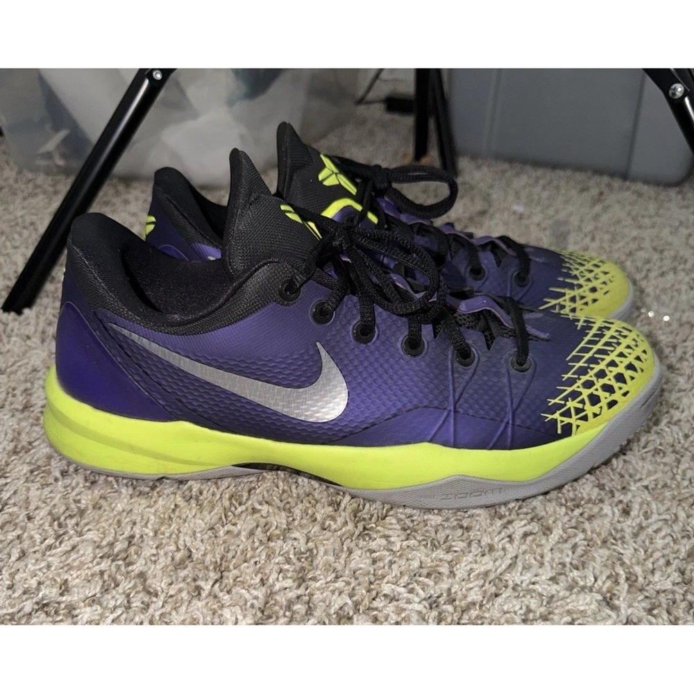 Nike Kobe Venomenon 4 Zoom Glow in the Dark Purple Yellow Volt Sz 13 635578-500
